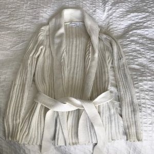 Cream chunky cardigan